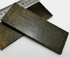 Pair of Jute & Black Canvas Micarta Scales Knife Handle Making Blanks Crafts 