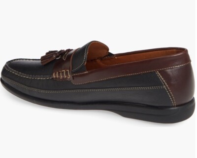 Johnston & Murphy Men\'s  Locklin Oiled Leather Tassel Loafers Black 10.5 Johnston & Murphy Men main image 2