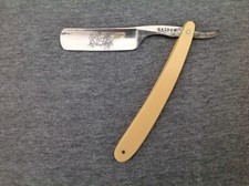 Haddon Straight Razor, Etched Face