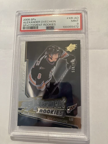 2005-06 SPX Alexander Ovechkin Excitement Rookie  538/999 Capitals #XR-AO PSA 9