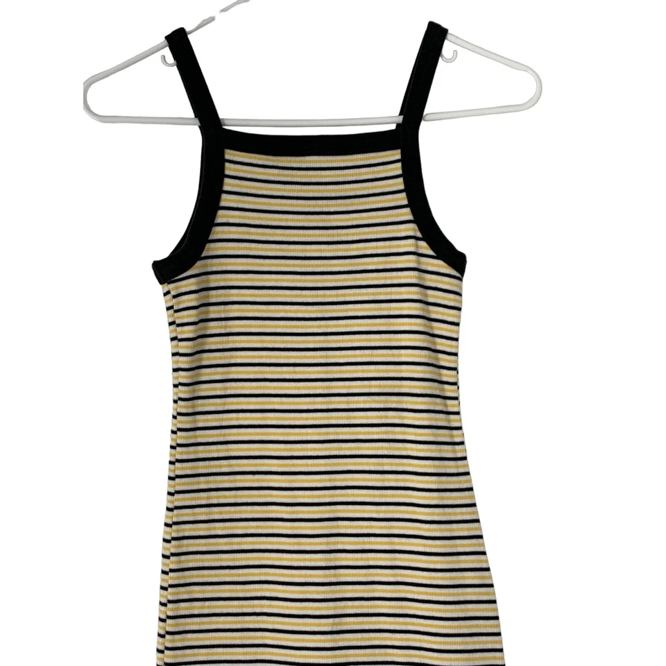Mujer Forever 21 Camiseta Talla S Vestido Mini Halter 5129 Cuello Cuadrado Rayas Foto 2 de 4