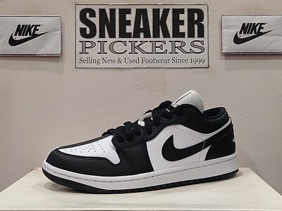 Air Jordan 1 Low SE HOMAGE - DR0502 101 - White / Black - Womens Size: 10 - NEW