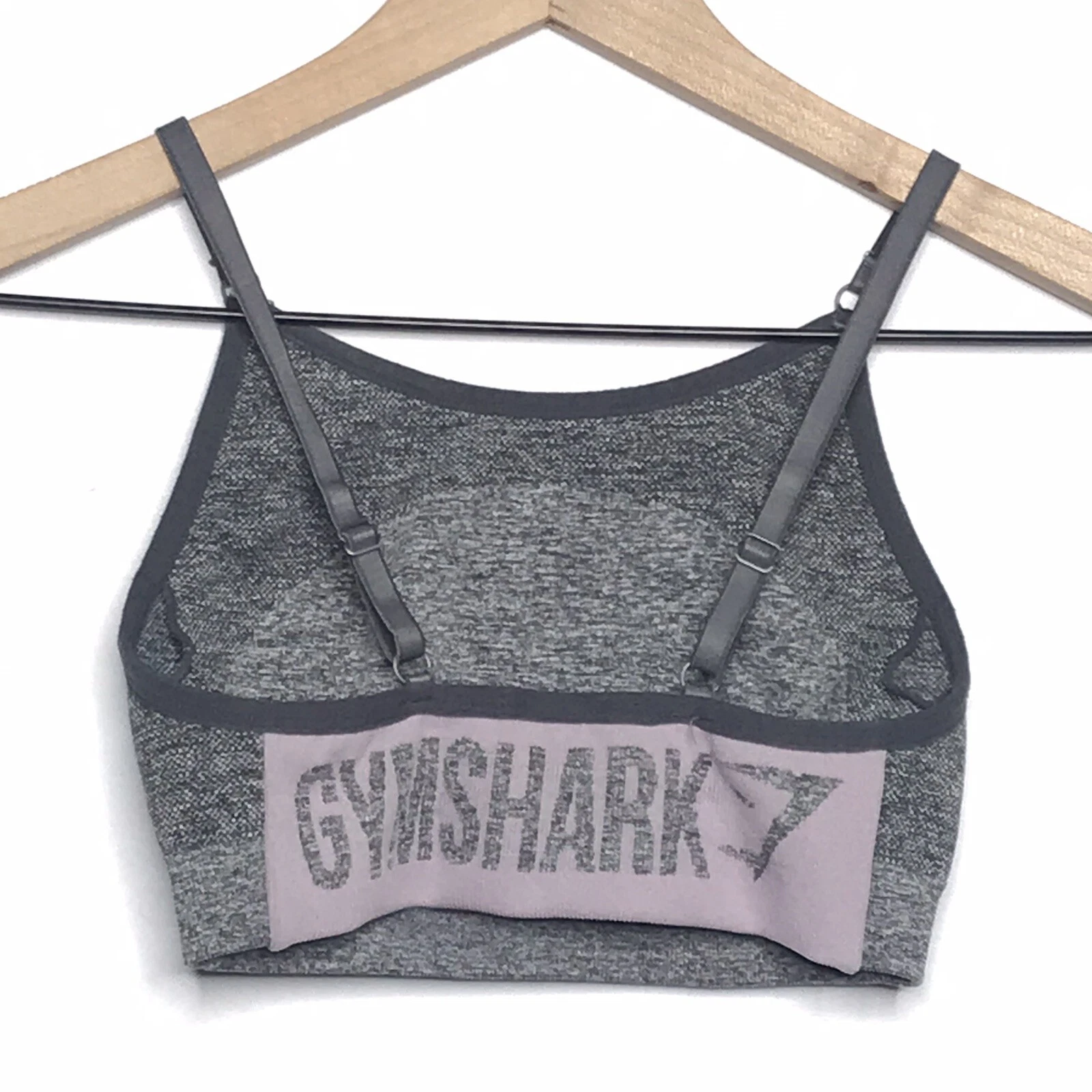 gymshark heather flex athletic workout sports tank-bra