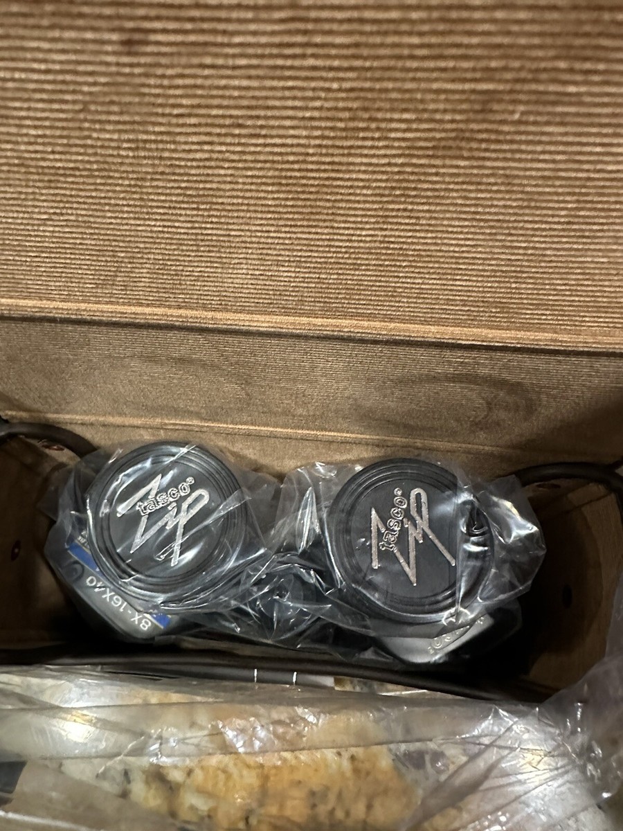 Tasco Zip 106Z 8X 16x40 Zoom Binoculars with Case Brand New 1984