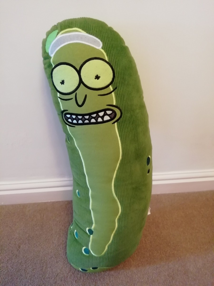 Rick Morty Pickle Rick Large 27” Plush Toy Pillow Cushion Adult