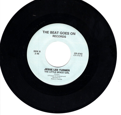 JESSE LEE TURNER:THE LITTLE SPACE GIRL / JACK ROSS:  CINDERELLA .. 45 RPM A-1860