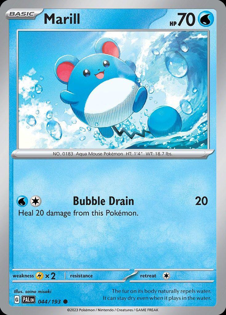 Pokemon Marill (44/303) Paldea Evolved LP