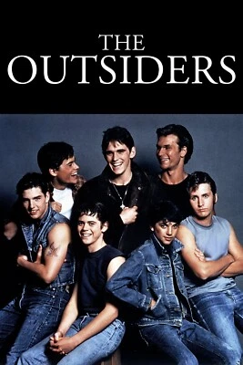 1983 The Outsiders Movie Poster 11X17 Patrick Swayze Tom Cruise Ralph Macchio 🍿