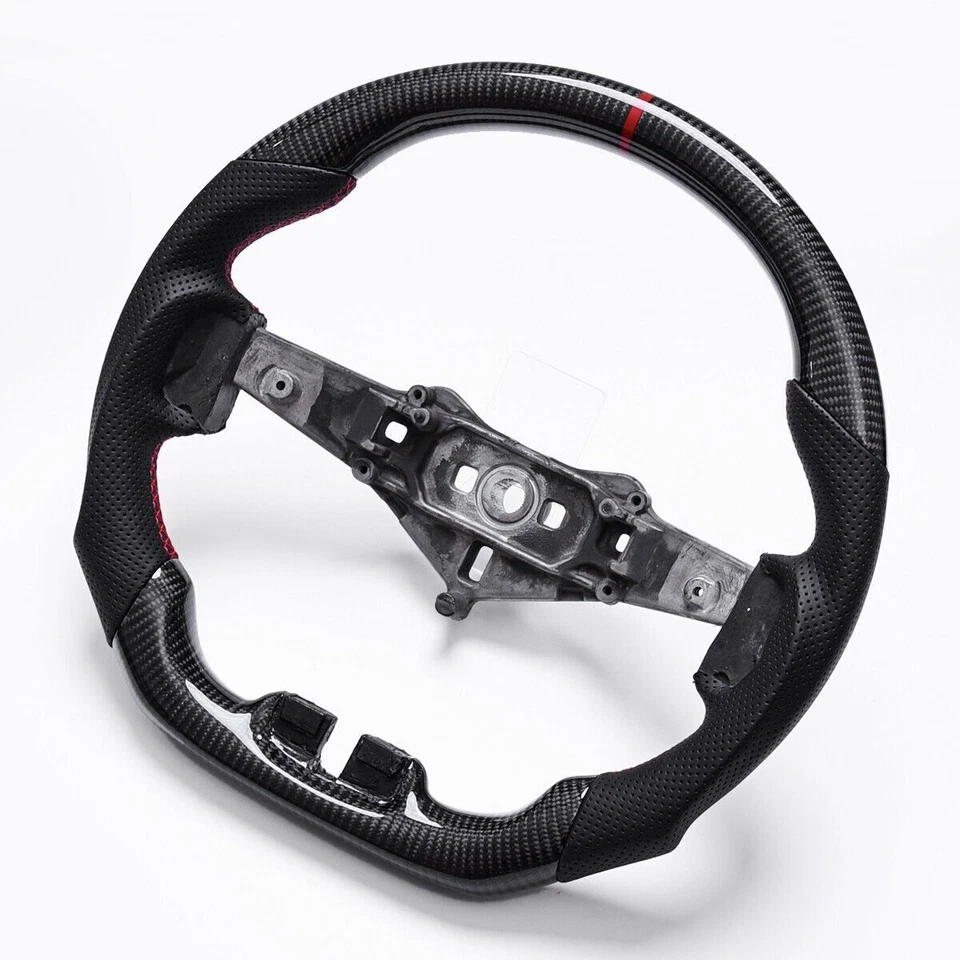 Real carbon fiber Steering Wheel For Jeep Wrangler JK Gladiator 2011-17 - Image 3 of 4