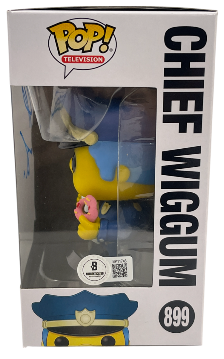 Hank Azaria Signed Chief Wiggum Funko 899 The Simpsons Autograph