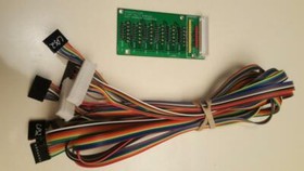 Multi Fighter Kick Harness Condenser for Jamma 6in1 Switcher Arcade with cables