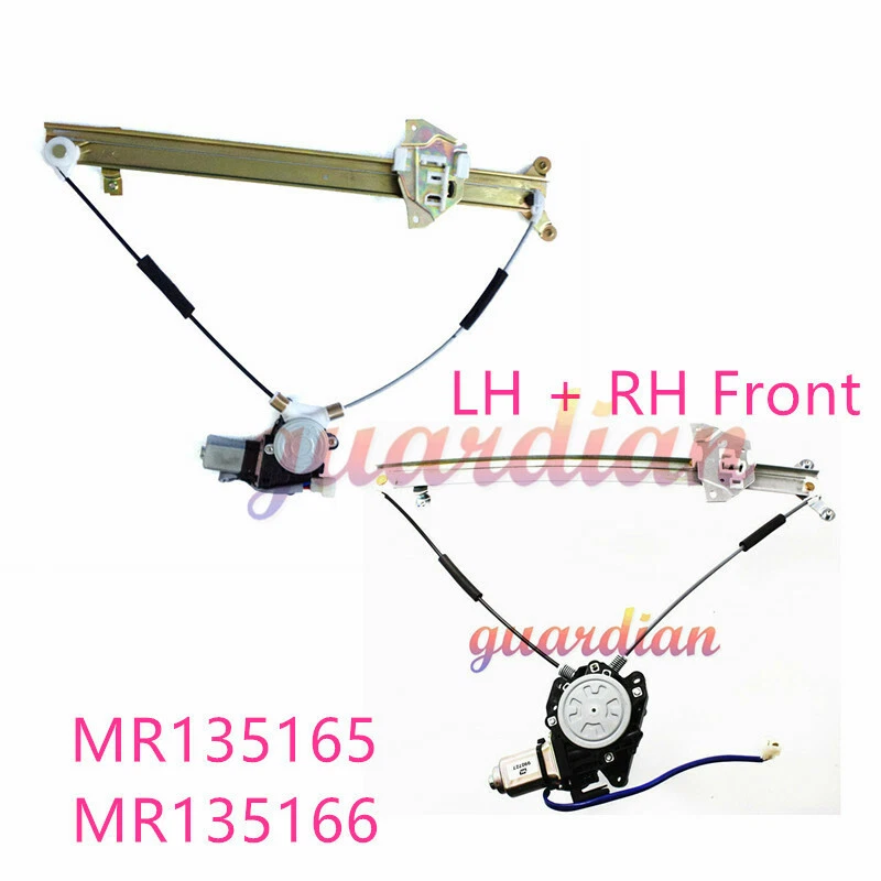 Regulador de ventana eléctrica delantero derecho y derecho MR135165/66 para Mitsubishi Montero 92-00 Foto 2 de 4