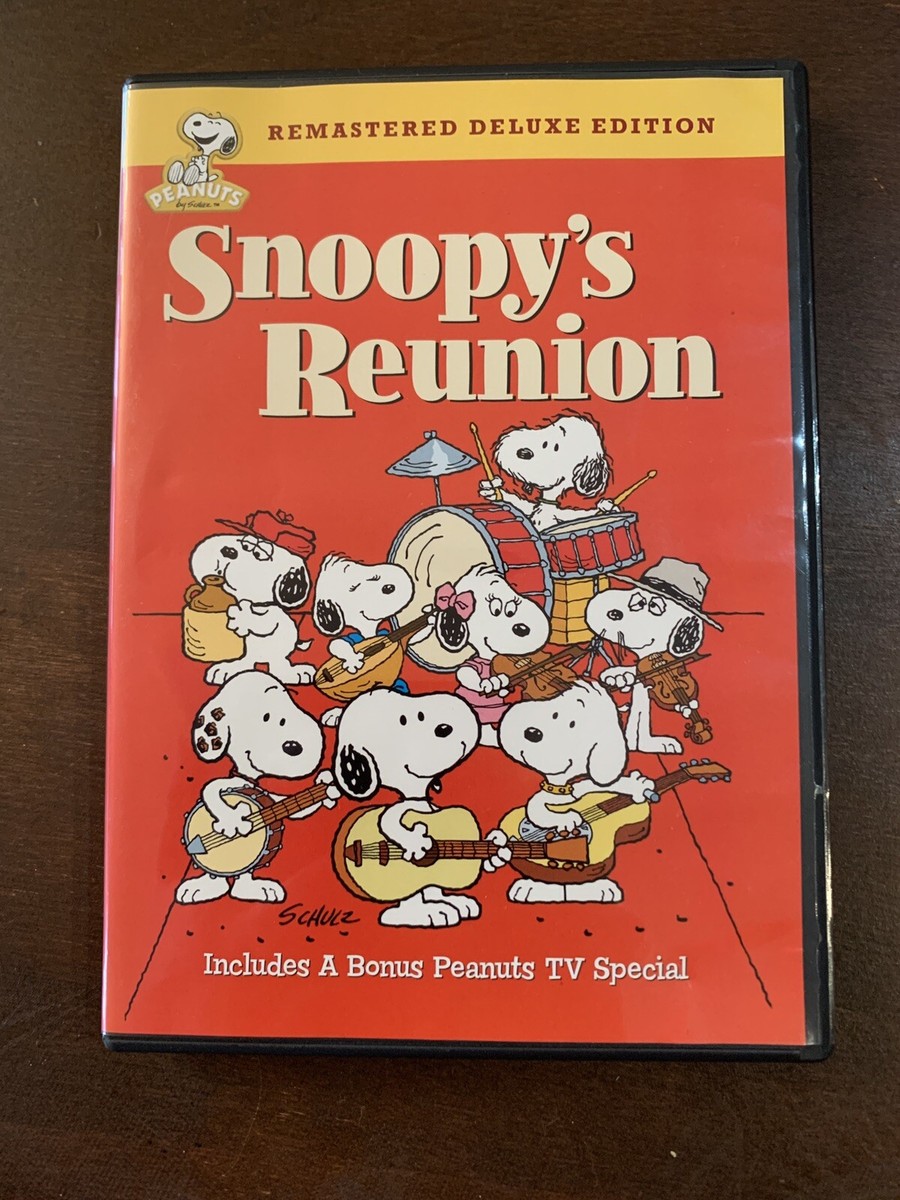 Peanuts Snoopy's Reunion DVD Deluxe Edition Charlie Brown Special