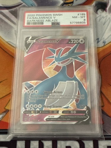Salamence V graded PSA 8 for sale on eBay