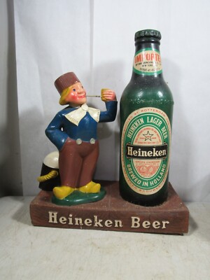 Vintage 1970s Heineken Beer Large Bar Pub Display | eBay