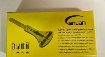 Anlan Watch Back Case OPENER Fixer Repair Tool Kit Battery Screw Cover Remover