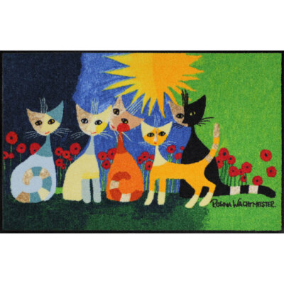 Salonloewe Fußmatte waschbar Una bella compagnia 50x75 cm Fußabtreter