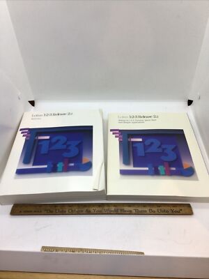 Lotus 1-2-3 Release 2.2 for DOS Complete & IBM PC's And