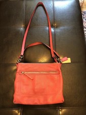 Coach Melon Pink Crossbody/ShoulderBag Pebble...