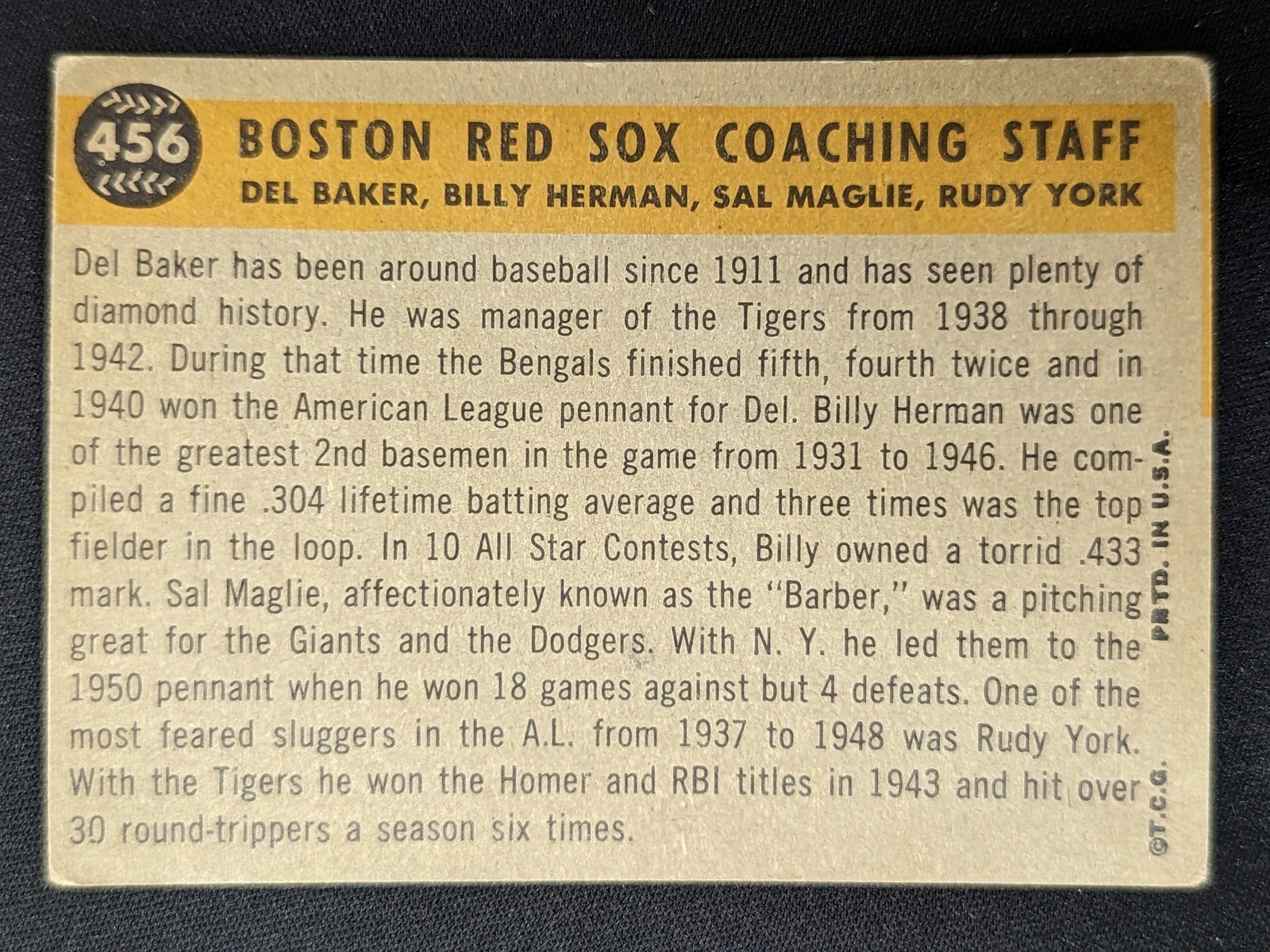 1960-topps-456-boston-red-sox-coaches-york-herman-maglie-baker