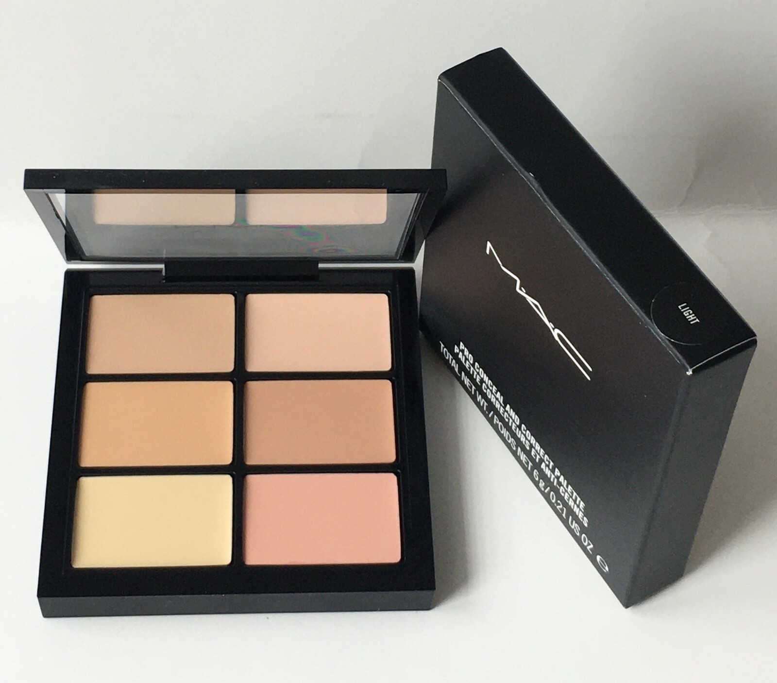 mac concealer palette light