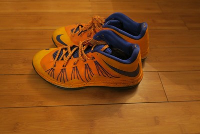 lebron 10 low orange and blue