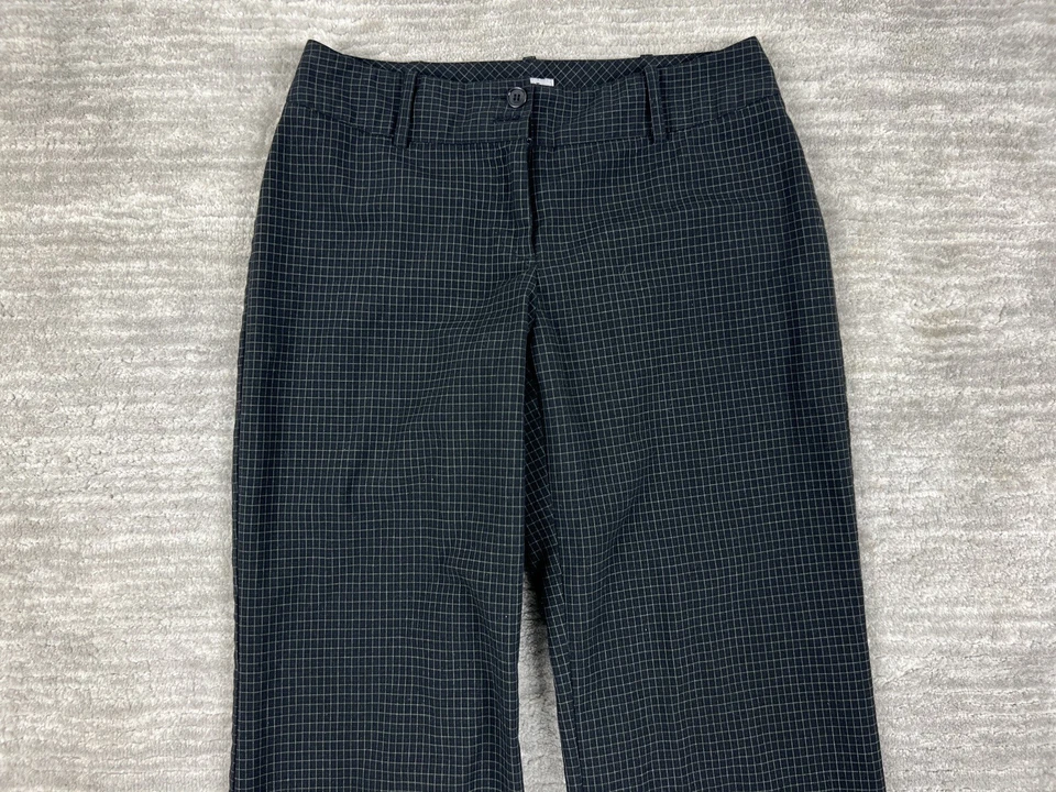 Worthington Pants Womens 2P Black Check Modern Fit Bootcut - Image 2 of 4