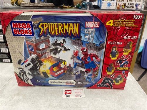 Mega Bloks Spider-Man Collectors Edition 1931 Vs Venom Mary Jane 280 Pieces