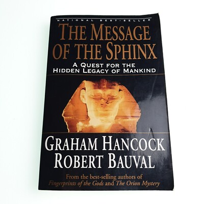The Message of the Sphinx Graham Hancock 1996 Paperback Book