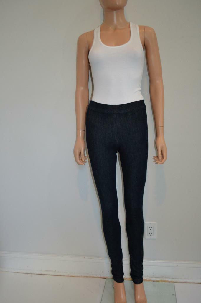 FILA Jeans leggings jeggings pantaloni in denim blu scuro The Row taglia XS
