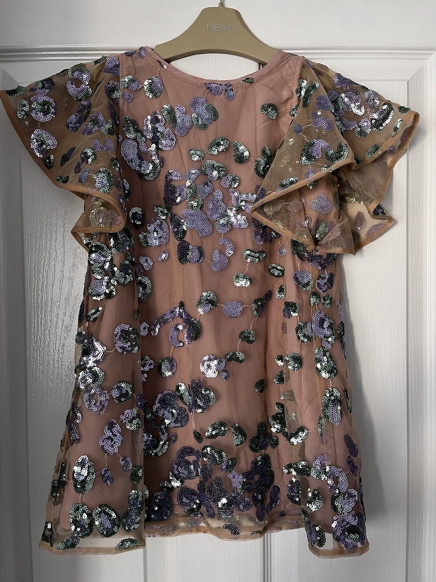 Girls NEXT Sequin Party Dress Years UK