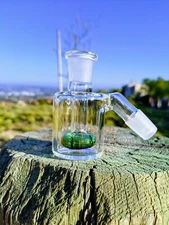 High Quality 14mm 45° Lil Sweety Emerald Ash Catcher For Tobacco Water Pipe Bong