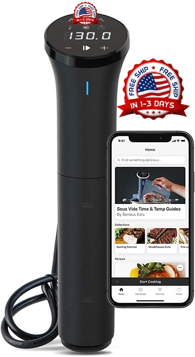 Vacuum Slow Sous Vide Cooker 750W Cocina de Immersion de Coccion Lenta LCD Digit
Opens in a new wind