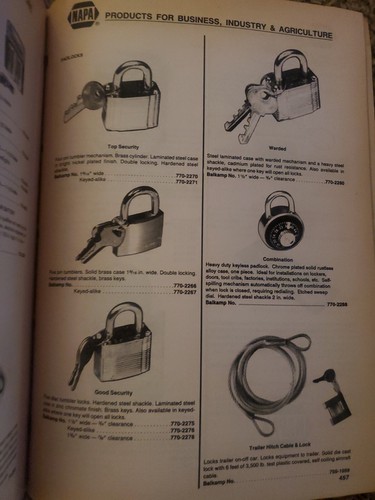 Vintage 1990 NAPA Parts Catalog D - 第 3/12 張圖片