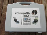 92 Tlg Hss Din Stahl Spiralbohrer Metallbohrer Bohrer Satz Ø 1 - 10 Mm 0,1Mm