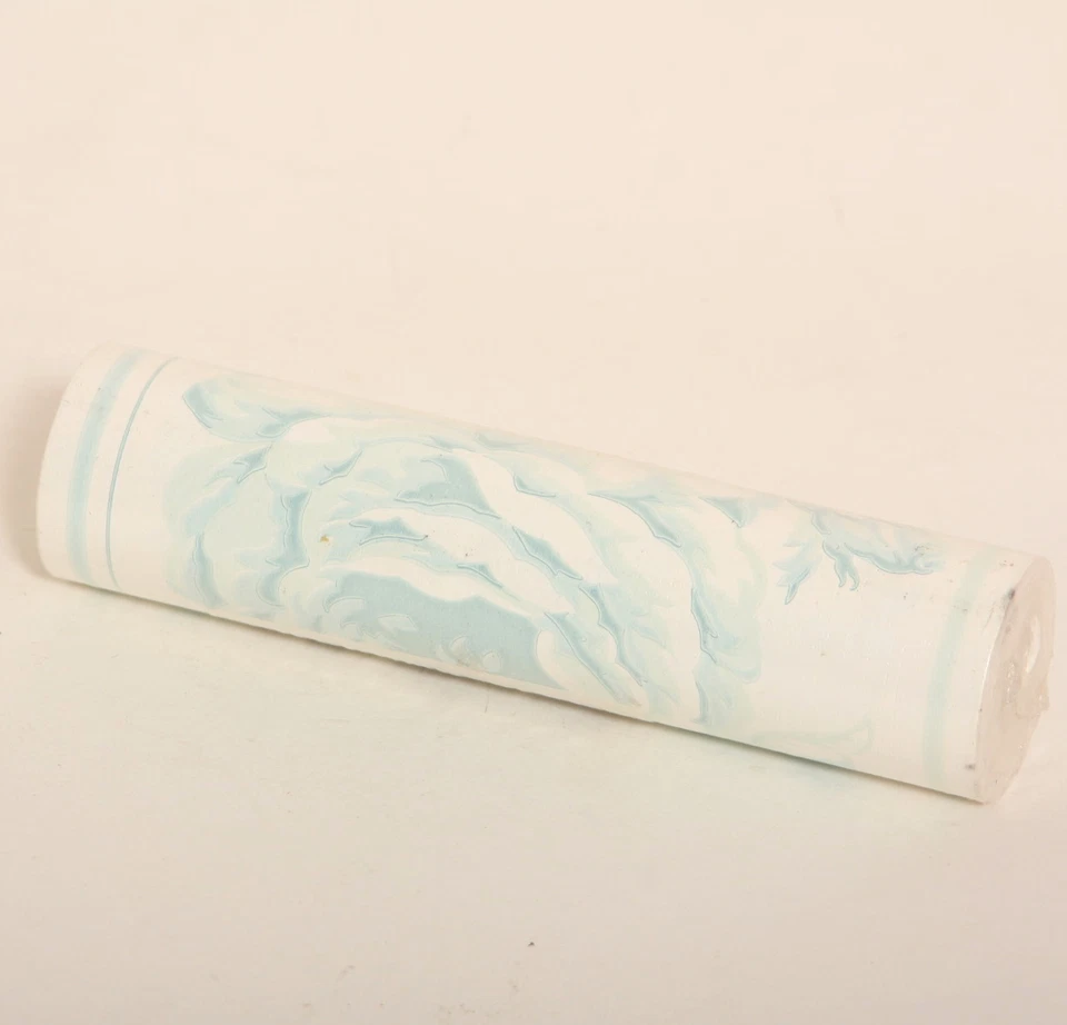 Пастель акварель синий белый роза цветочный обои границы - Изображение 4 из 4