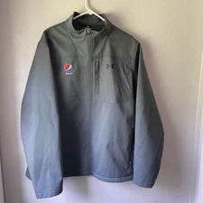 PEPSI UNDER ARMOUR JACKET XL Light Gray Cold Gear Infrared