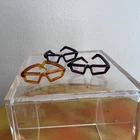 3 Pairs Vintage Ginny Muffie Barbie Doll Cat Eye Glasses 1950’s