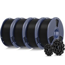 SUNLU PLA+2.0 3D Printer Filament Bundle, 4KG Upgrade PLA+ Filament 1.75mm, T...