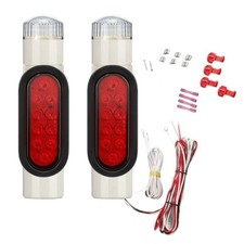 Strong Trailer Guide Poles Light with Turn Signal Brake Functionality set