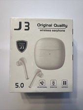 J3 oryginalna jakość 5.0 bezprzewodowe słuchawki bluetooth - białe- nowe w pudełku!