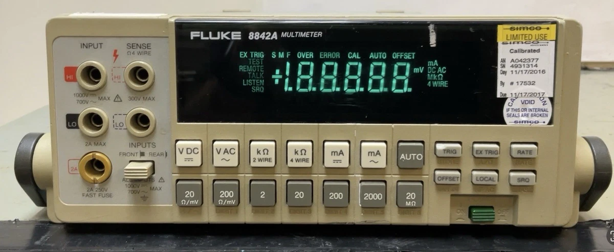 Fluke 8842a for sale - eBay