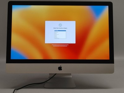 2017 iMac 27IN MNE92LL/A   A1419 i5-7500 3.4Ghz  16GB RAM 1TB SSD