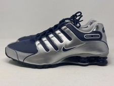 Nike Shox NZ Men's Shoes Midnight Navy Blue Silver Black New Sneakers 378341-402