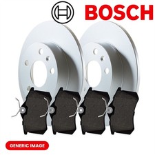 BOSCH Rear Brake Disc + Disc Brake Pads Fits BMW 5 Series 7 Series 8 Series X4