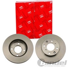 2X TRW BREMSSCHEIBEN 240mm BELÜFTET VORNE PASSEND FÜR HONDA CIVIC | DF1436