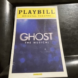 Ghost The Musical Playbill Chicago Oriental Theatre Jan 2014 Halloween Rare