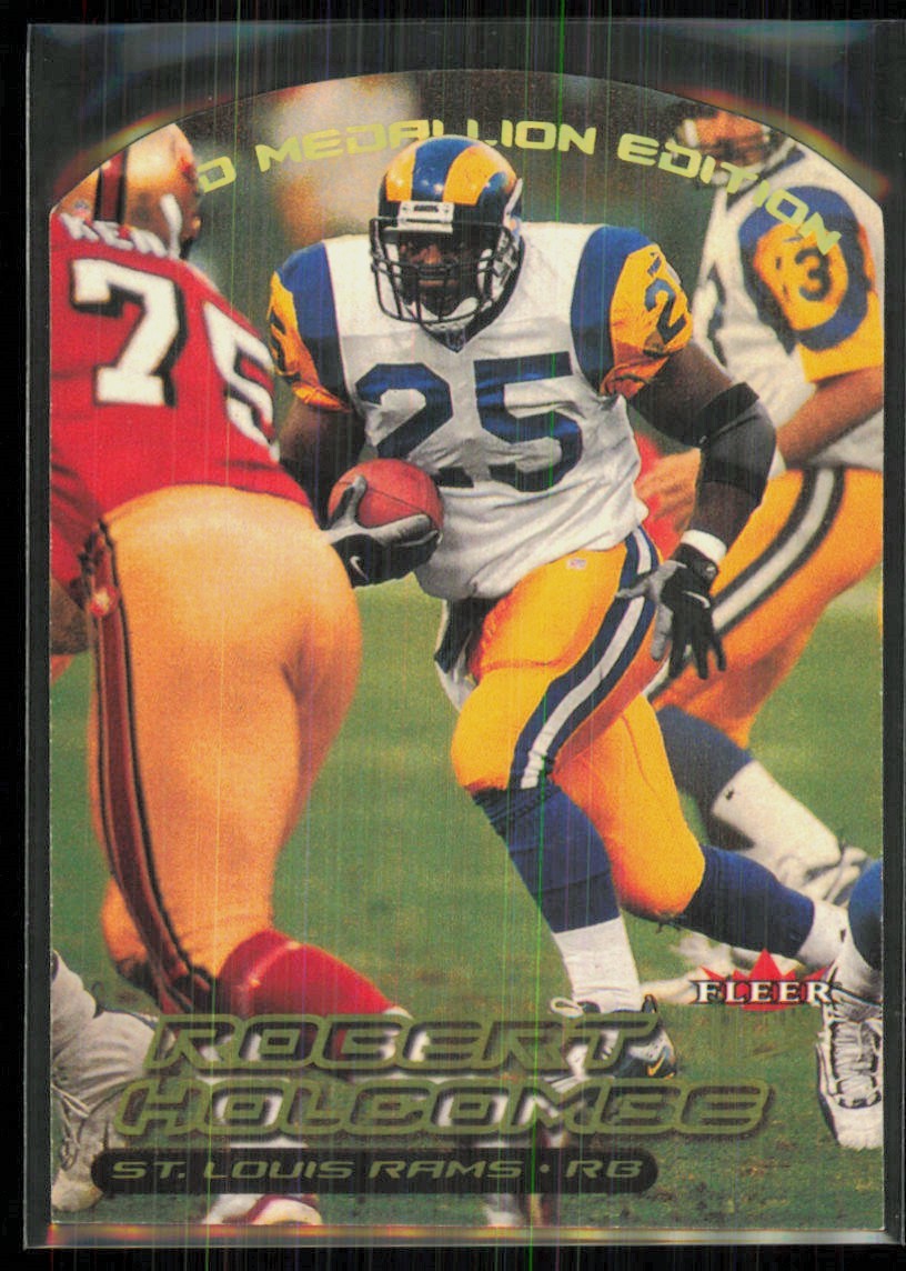 2000 Fleer Ultra Gold Medallion Die Cut Robert Holcombe Rams #131G