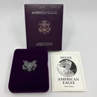 1993- United States - PROOF American Silver Eagle One Dollar $1 Coin