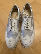 ECCO Damen Golfschuhe Gr. 37 Weiß/silber Neu...